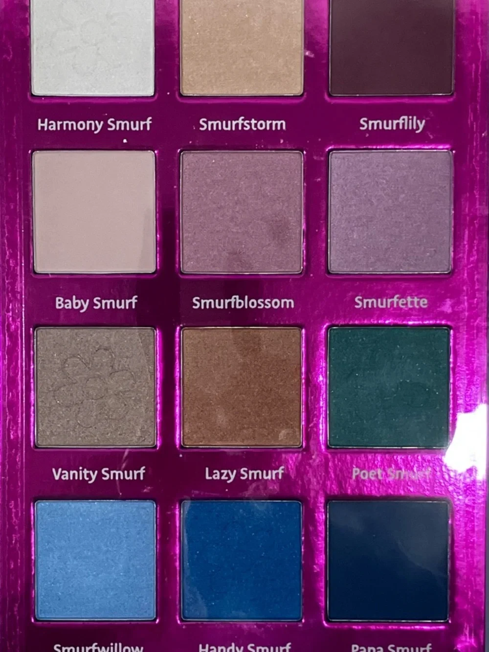 Smurfette Eyeshadow Palette - Blue Floral